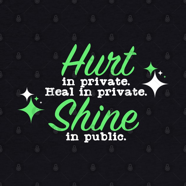 Hurt in private Heal in Private Shine in Public by Suryaraj